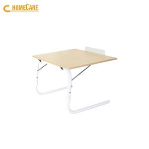 Taiwan Wood 2-Level Height <b>Adjustable</b> Foldable Modern Design Hospital Over Bed Tray <b>Table</b> for Patient OEM accepted - Product Image 2