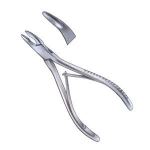 Rongeur osseux Luer Friedman professionnel à double action, instrument chirurgical orthopédique en acier inoxydable OEM - Product Image 4