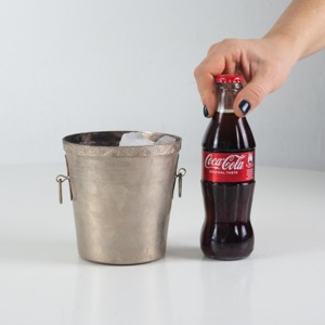 Vintage Style Silver Finished Ice Tubs For Keeping Ice Ready For Cocktail And Mix Drinks And <b>Serving</b> Guests Efficiently At Event - Product Image 2