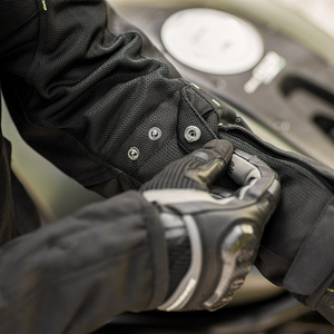 Blousons de moto touring personnalisés, imperméables, en textile, protection niveau 1, export Pakistan. - Product Image 4