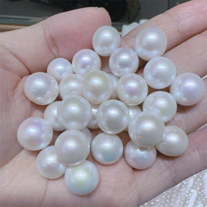 Perlas de Agua Dulce Blancas Edison Naturales, Grandes, de 12-13 mm, Superficie de Espejo con Luz Intensa, Cuentas Sueltas - Product Image 4