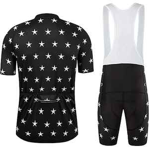 Ensemble de maillot et short de cyclisme personnalisés de haute qualité, designs imprimés par sublimation, respirants, uniformes de cyclisme professionnels - Product Image 2