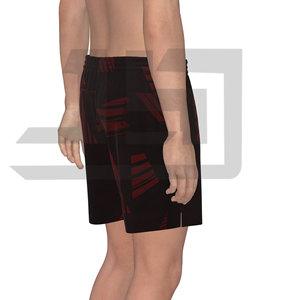 Shorts de performance imprimés pour hommes, respirants, écologiques, en polyester/coton, tissu anti-humidité, course à pied, cyclisme, fitness, sport - Product Image 2