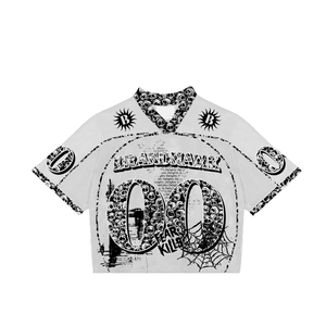 Classic American Football Jersey Collection Streetwear T-<b>shirt</b> <b>100</b>% <b>Polyester</b> Sublimation Printing Mesh Football Jersey Unisex - Product Image 5