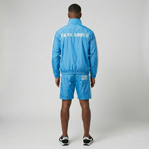 Custom Logo Embroidered <b>Summer</b> Sportswear Set Lightweight Windbreaker <b>Jacket</b> Shorts <b>Men</b> Women Streetwear Track Suit for Gym Work - Product Image 4