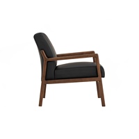 Canapé individuel contemporain de luxe, structure en bois massif, revêtement en cuir PU, capitonné, mousse confortable, durable, pour la maison et l'appartement
