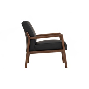 Luxury Single Seater <b>Sofa</b> with Solid <b>Wood</b> <b>Frame</b> Modern Upholstered Armchair for Home Living Room Apartment Hotel Use - Product Image 3