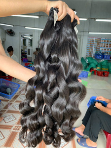 Cabello Humano Vietnamita 100% Natural de un Solo Donante, Ondulado, Negro, Alta Calidad, Todos los Colores, Precio al por Mayor, Envío a Todo el Mundo - Product Image 5