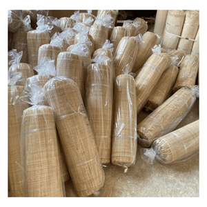 Malla de ratán natural de color marrón, tejido abierto, hecha con material de ratán para restauración de asientos de sillas, paneles de muebles, Vietnam - Product Image 1