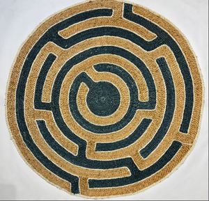 Handwoven <b>Round</b> Rug Eco-friendly <b>Carpet</b> for Living Room and Decor Bedroom Designs Customized Handmade Rug On Sale Price - Product Image 1