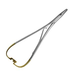Reusable Manual Needle <b>Holders</b> Delicate Fine Tip High Quality Stainless Steel TC Dental Surgical Instrument Shuja Surgico - Product Image 4