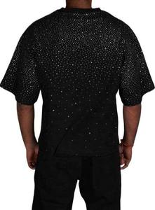 Custom DTG Printing Men Acid Wash T Shirt Streetwear Hip Hop 100% Cotton <b>Tshirts</b> Rhinestone Customize Oversized Vintage T-shirt - Product Image 4