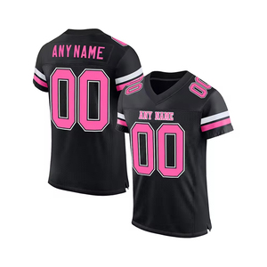 Maillot de football américain haut de gamme, uniforme d'équipe personnalisé élégant, maille respirante, confortable, durable, coupe ajustée, léger, athlétique - Product Image 3