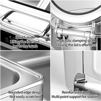 Chauffe-Plats Rectangulaires en Acier Inoxydable Yurtrain pour Traiteur, Banquets et Fêtes