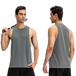 Hot Sales New Arrivals Custom 100% Cotton Fitness Gym Tank Top Men's <b>Sleeveless</b> <b>Hoodie</b> - Product Image 5
