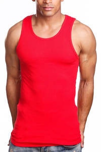 Débardeur pour homme en coton 100% respirant, tricoté, brodé, qualité supérieure, best-seller - Product Image 4