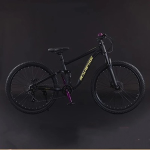 จักรยานเสือภูเขาขนาด 26 27.5 นิ้ว โครงเหล็กคาร์บอน ระบบเบรกไฮดรอลิกสีเทา 8 9 10 สปีด สำหรับผู้ใหญ่ - Product Image 2