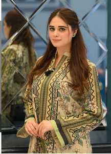 Ensemble Salwar Kameez Midi en Organza Brodé à Motif Floral, Tenue Ethnique d'Extérieur avec Dupatta, Idéal pour les Fêtes, pour Femme - Product Image 2