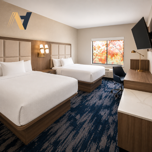 Muebles de Hotel Contemporáneos para Fairfield Inn Diseñados para la Hostelería Funcional por una Fábrica de Muebles Vietnamita Experimentada - Product Image 1
