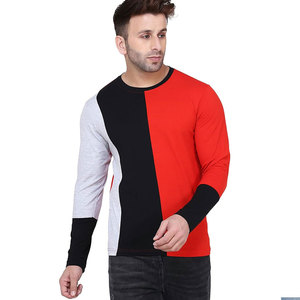 Suéter de Punto Casual para Hombre, Cuello Redondo, Manga Larga con Cierre, Color Rojo, Negro y Gris, Corte Regular, para Invierno - Product Image 1