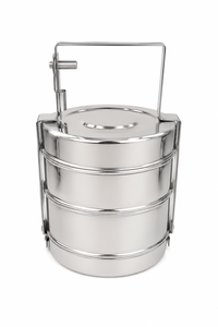 Dheer International Stainless Steel Food Grade 202 Bombay Tiffin 14x2 Wholesale - Product Image 1