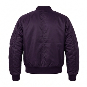 Custom Flight Bomber <b>Jacket</b> Greek Wear Sorority Products Full Zip Ribbed Collar Casual Outerwear - Product Image 3