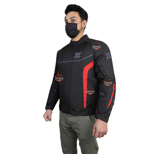 Veste de moto en Cordura haute résistance, imperméable, respirante, textile, protectrice, unisexe, pour le tourisme et les trajets quotidiens - Product Image 3