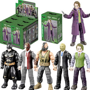 6 figurines articulées DC Justice League Batman, Bruce Wayne, Joker, Two-Face, Bane en ABS, boîte mystère, jouets anime, cadeau - Product Image 1