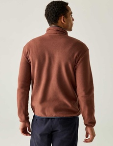 Chaqueta de Forro Polar con Cierre de Cremallera para Hombre, Diseño con Bloques de Color, Transpirable, Informal, para Otoño, Corte Regular, Material de Poliéster - Product Image 6