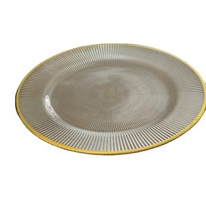 <b>Charger</b> <b>Plates</b> Fabulous Design Table Decorative Under <b>Plates</b> for Living Room Tableware Coffee <b>Gold</b> <b>Charger</b> <b>Plate</b> in Good Price - Product Image 1
