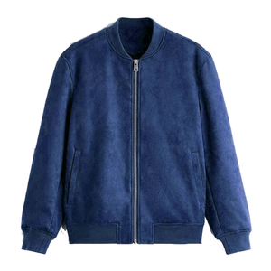 Chaqueta de cuero de invierno para hombre Premium de alta calidad Chaqueta gruesa de alta calidad con bordado Technics Tejido de ganchillo - Product Image 4