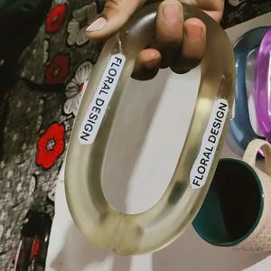 Cadena de resina para colgar en la pared, decoración moderna de resina para pared, escultura de eslabones de resina, arte decorativo de cadena de resina - Product Image 4