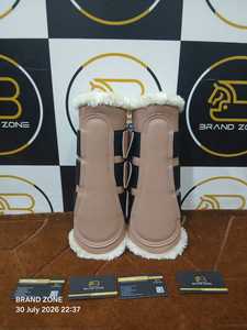 Botas Ecuestres BRAND ZONE de Cuero Patentado para Caballos, Botas Protectoras para Tendones con Neopreno de 8MM y Piel Sintética, Duraderas y Cómodas - Product Image 6