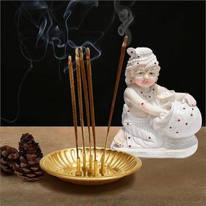 Premium Metal <b>Incense</b> <b>Holder</b> Budget Friendly Stylish <b>Incense</b> Stick <b>Holder</b> for Home Temple Meditation - Product Image 2