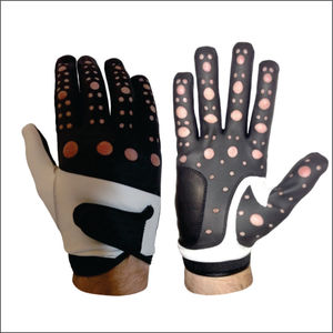 Gants de golf en cuir Cabretta haut de gamme personnalisés, respirants, anti-humidité, à doigts complets, avec sangle de poignet réglable, pour le sport professionnel - Product Image 5