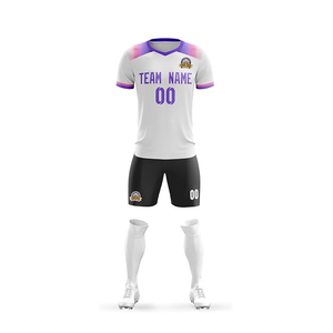 Conjunto de Uniforme de Fútbol Personalizado, Camisetas de Fútbol Sublimadas 100% Poliéster, Equipación Local y Visitante, Ropa Deportiva Ligera al por Mayor OEM - Product Image 5