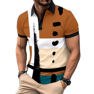 Polo d'été pour hommes-Printemps-Été Nouveau polo d'affaires-loisirs respirant à revers pour hommes - Product Image 1