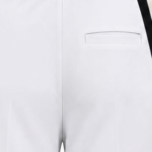 Women's White and Black Strip Golf Pants Performance <b>Athletic</b> Trousers Modern Sportswear for Golf Practice Outdoor Activities - Product Image 6