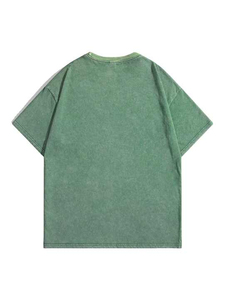 Camiseta de Hombre con Lavado Ácido, Estilo Nuevo, Personalizada, Precio Económico, Fabricante, Camiseta de Manga Corta con Lavado Ácido - Product Image 2