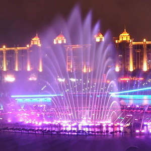 Fuente de Agua Musical 3D con Diseño Personalizado, Luces LED y Construcción de Acero Inoxidable para Uso en Exteriores y Paisajes Modernos - Product Image 4