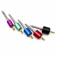 Kit de tournevis universel pour technicien dentaire en acier inoxydable noir avec clé dynamométrique pour implants
