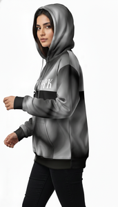 เสื้อฮู้ดดี้โอเวอร์ไซส์สำหรับทุกเพศ ดีไซน์พรีเมียมแบบซับลิเมชั่น เหมาะสำหรับแฟชั่นสตรีทลำลองระดับไฮเอนด์ - Product Image 5