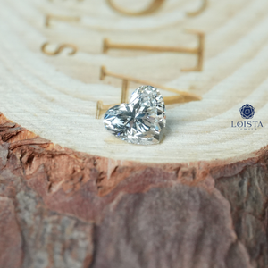 เพชรทรงหัวใจเพาะเลี้ยงในห้องปฏิบัติการ Loista สี F รับรองโดย IGI รุ่น 639455086 สำหรับทำเครื่องประดับ - Product Image 1