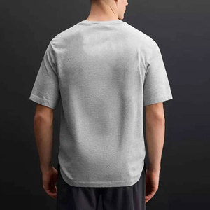เสื้อยืดโอเวอร์ไซส์แขนสั้นผ้าฝ้ายแท้ 100% สำหรับผู้ชาย สไตล์สตรีทแวร์ - Product Image 3
