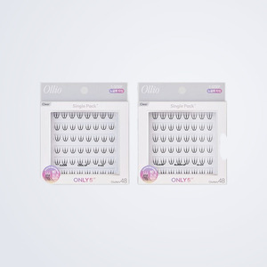 diy <b>eyelash</b> extension Ollio Olrio No-<b>Glue</b> <b>Individual</b> <b>Eyelashes</b> Single Pack PLUS Clear Short 2 Types Choose 1 - Product Image 3