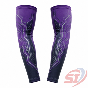 Manchons de cyclisme en soie glacée pour hommes et adolescents, personnalisés OEM, imprimés, séchage rapide, protection UV, rafraîchissants, vêtements de sport, fournisseur en gros - Product Image 6