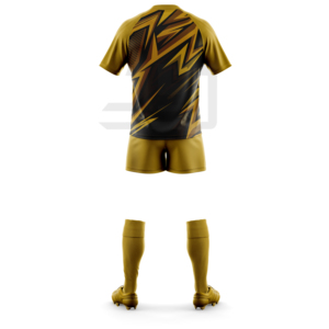 Kit de rugby haut de gamme : Maillot et short de sport imprimés, coupe classique, 100 % polyester écologique pour entraînement quotidien et matchs - Product Image 4