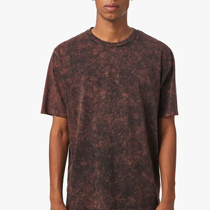 Camiseta cómoda para hombre con lavado ácido, hecha con materiales de primera calidad que ofrecen una sensación ligera, movimiento flexible y un estilo moderno. - Product Image 1