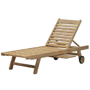 Chaises pliantes super confortables de qualité supérieure en bois de teck pour la piscine, la plage et la cour - Product Image 1