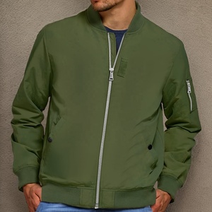 Fashion Flight Casual Polyester Designer <b>Wind</b> <b>Breaker</b> Men Bomber Jacket with Zipper - Product Image 1